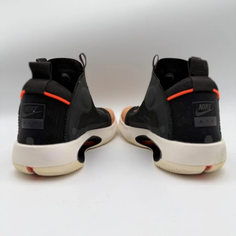Air Jordan 34 Mens 11.5 Amber Rise Black Sail AR3240-800 Basketball Shoes
